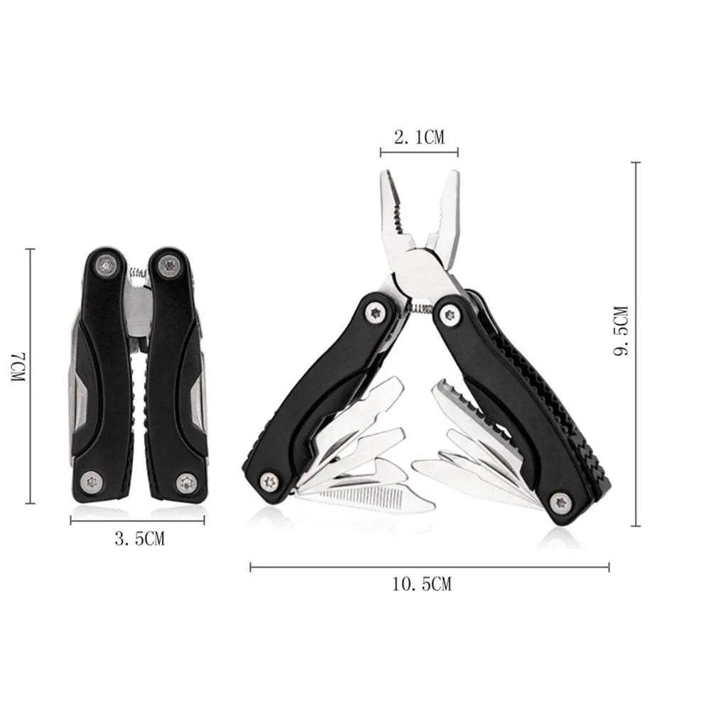 Pocket Mini Pliers Knife Screwdriver Folding small Multitool Opener Nail File precision Pliers Hand Tools Outdoor Emergency Tool