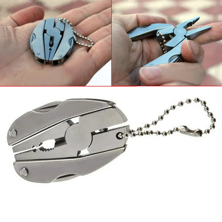 Pocket Mini Pliers Knife Screwdriver Folding small Multitool Opener Nail File precision Pliers Hand Tools Outdoor Emergency Tool