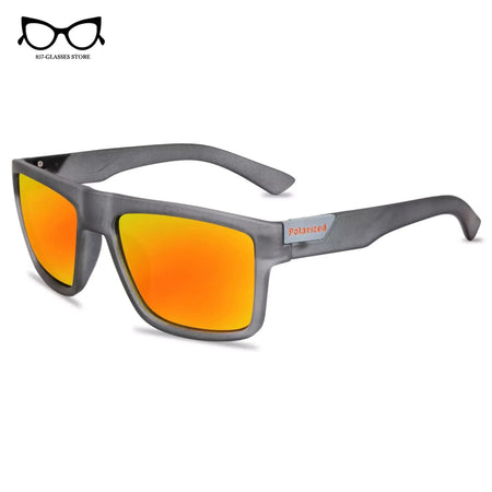 Polarized Square Sport Sunglasses with Mirror UV400 - MOONBIFFY C4 / Polarized