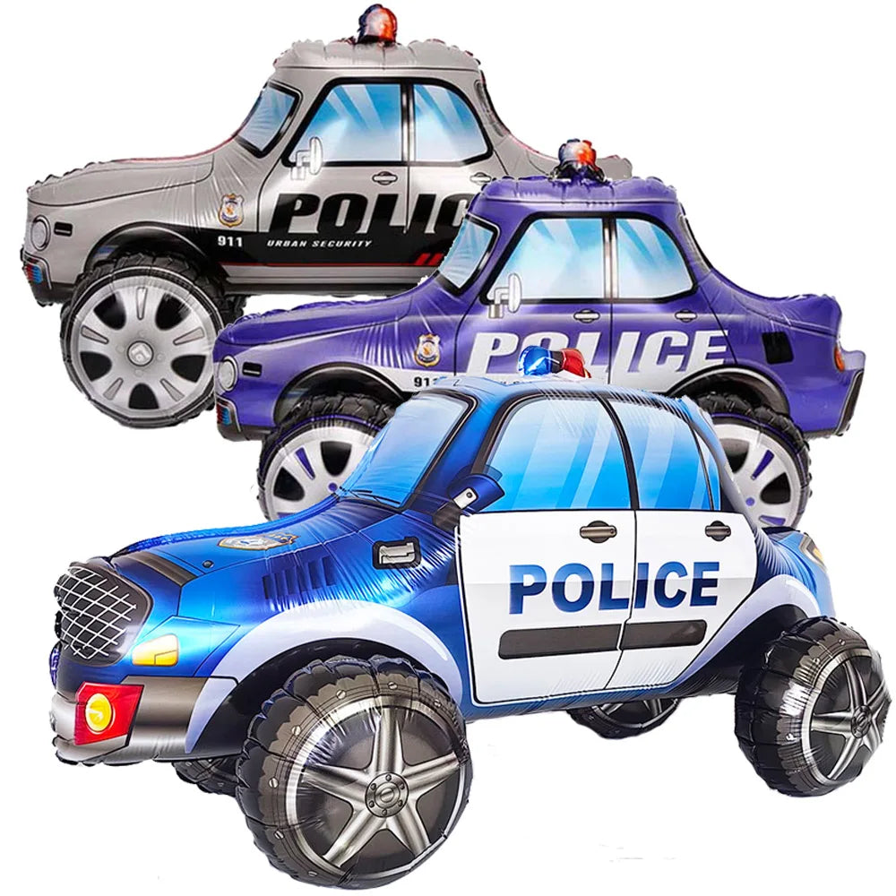 Police Truck Foil Balloon | Boys Birthday Party Decoration