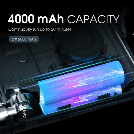 Portable Air Compressor Car Tire Inflator Pump Smart Electric Inflator 150psi Fast Inflation Suitable for Motorcycle Bikes Car