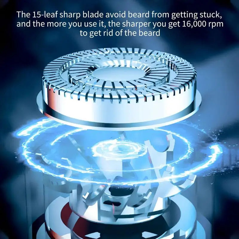 Portable Electric Razor Wet And Dry Use USB Charging Men's Razor Pocket Size Washable Electric Razor For Face Body