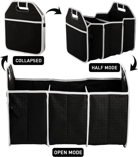 Portable Foldable Car Trunk Organizer pocket Storage Box Car Trunk Cargo Storage Bag Auto Interior Stowing Tidying Container Bag