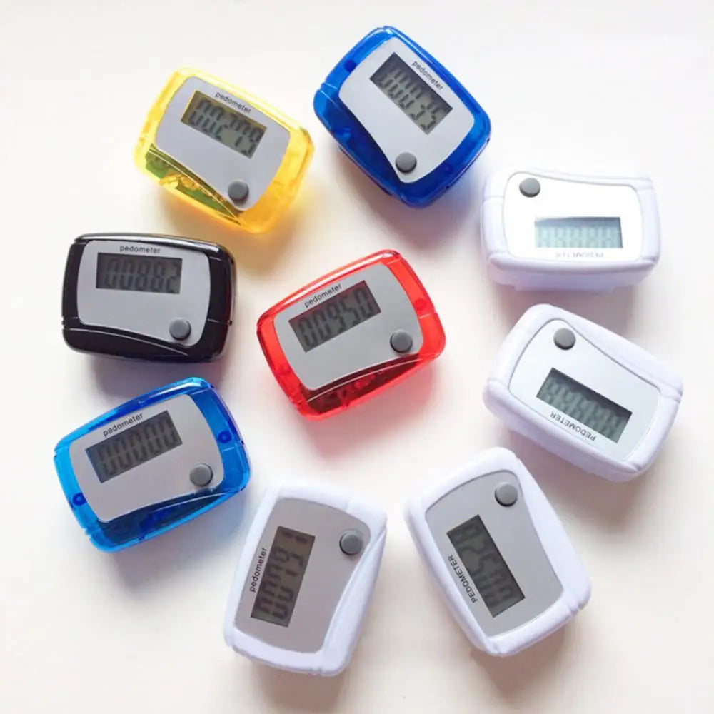 Portable Mini Digital LCD Pedometer - Step Counter &amp;amp; Calories Tracker