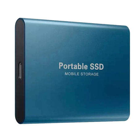 portable SSD 2TB External Solid State Drive 8TB High Speed USB3.1 Hard Drive M.2 Type-C Interface Storage Disk for PC Laptop Maccopy Blue / 500GB