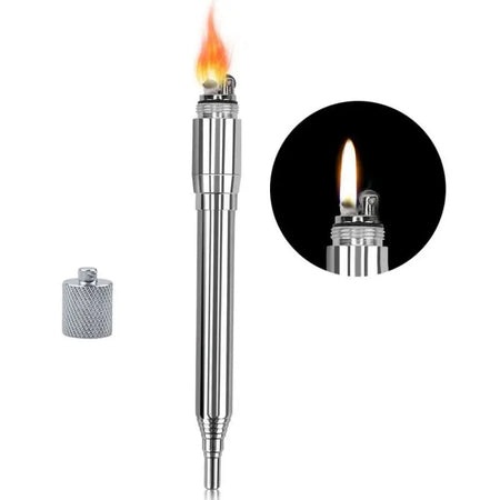 Portable Stainless Steel Outdoor Survival Blow Fire Tube