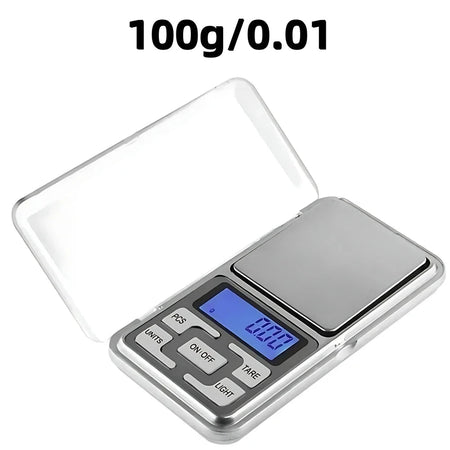 Precision Mini Jewelry Scales for Gold Diamond Sterling Weight Balance Digital Pocket Weighing Gram Scale 500g/0.01g 100g 0.01