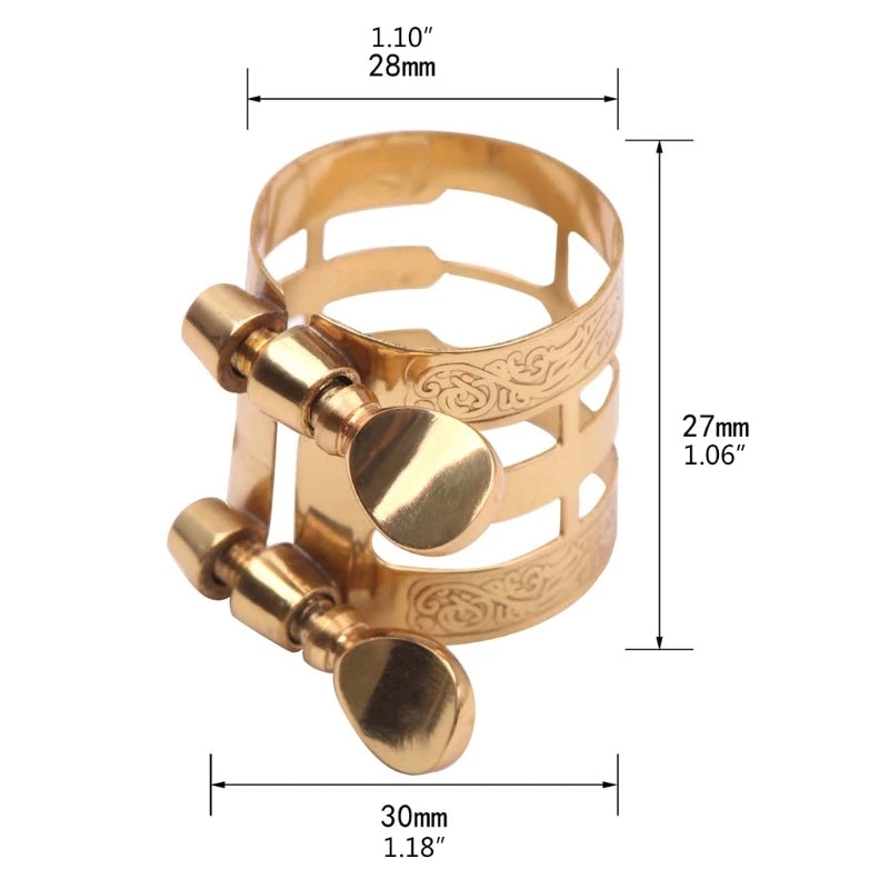 Professional Alto Saxophone Mouthpiece Ligature - Durable &amp;amp; Compact
