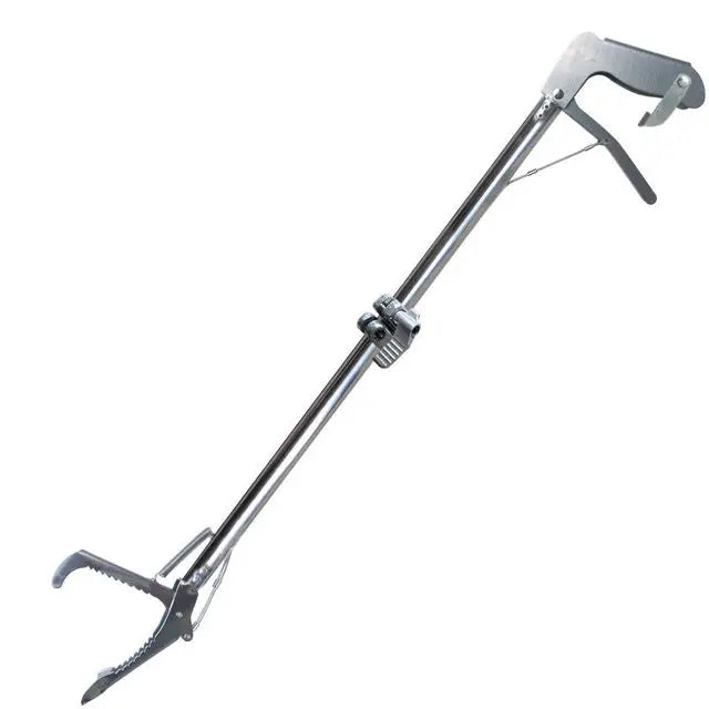 Professional Stainless Steel Snake Tongs  100 cm Metal lock