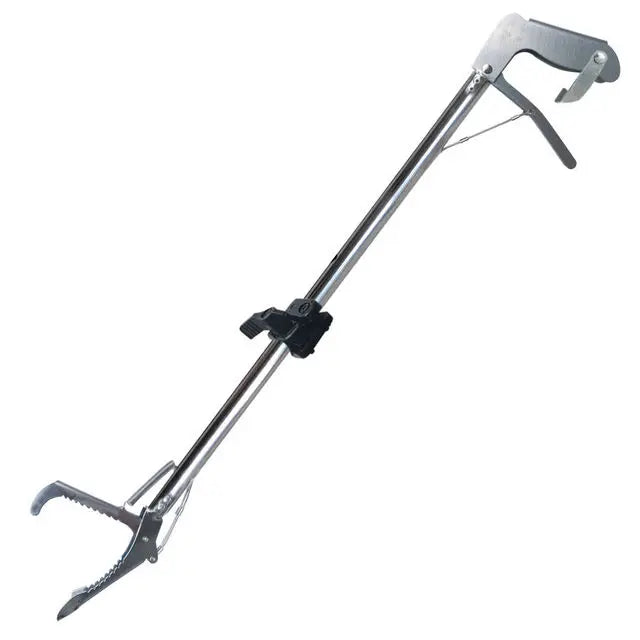 Professional Stainless Steel Snake Tongs  120 cm Plastic lock