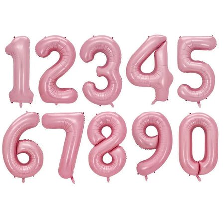 Rabbit Daisy Balloon Set with 40&amp;quot; Pink Number Balloon - Easter &amp;amp; Birthday Party Decoration