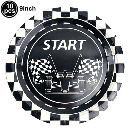 &amp;quot;Race Car Birthday Party Supplies Tableware Set -