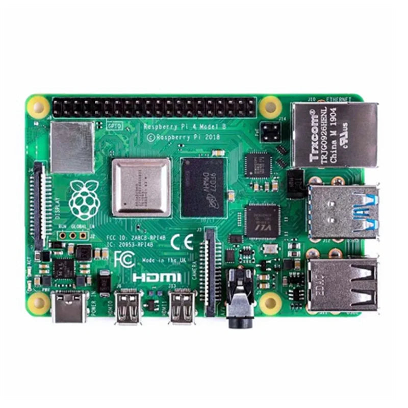 Raspberry Pi 4 Model B 1 2 4 8 GB RAM Cortex-A72 ARM v8 64-bit SoC 1.5GHz Gigabit Ethernet WiFi BLE 4K Video RPi 4B Pi4