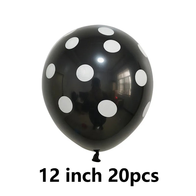 Red Black Ladybug Balloons &amp;amp; 32 Inch Red Number Set