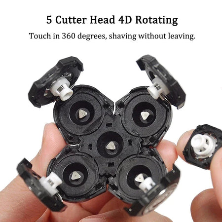 Replacement Electric Shaver Head Nose Trimmer Sideburns Knife Facial Cleansing Sponge Brush Independently Cutter Floating Head