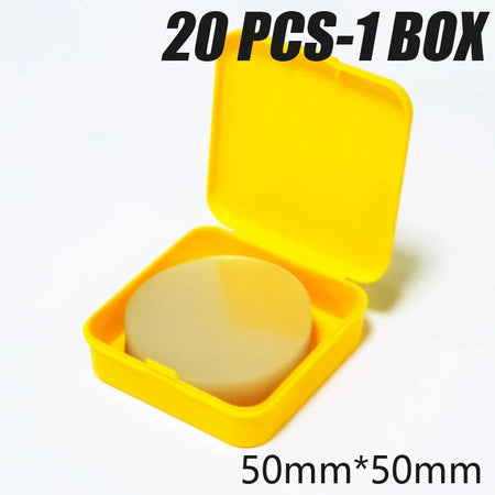 Reusable Super Strong Double Sided Adhesive Tape Nano Transparent Wall Stickers Water Proof Household Products Adhesives 20PCS-1BOX-YE