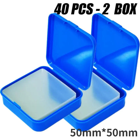 Reusable Super Strong Double Sided Adhesive Tape Nano Transparent Wall Stickers Water Proof Household Products Adhesives 40PCS-2 BOX-50mm