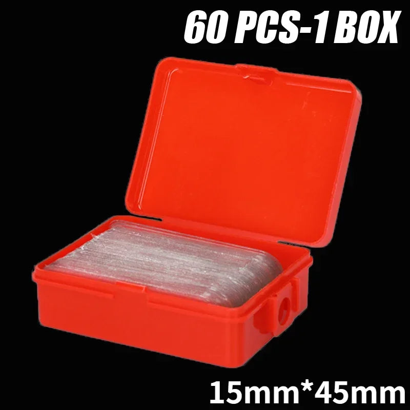 Reusable Super Strong Double Sided Adhesive Tape Nano Transparent Wall Stickers Water Proof Household Products Adhesives 60PCS-1 BOX