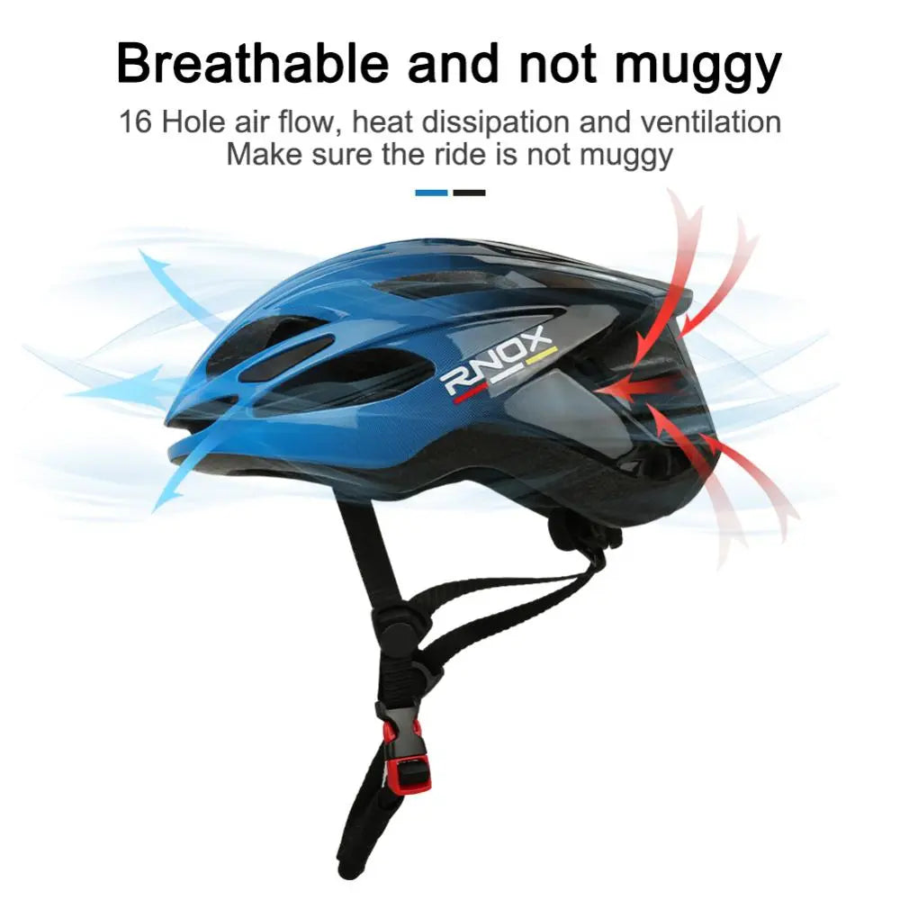RNOX 2024 New Ultralight Cycling Helmet Cycling Safety Cap Bicycle Helmet for Women Men Racing Bike Equipments  MTB Helmets