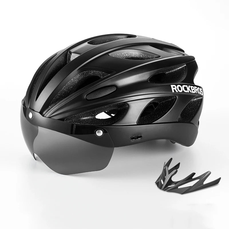 ROCKBROS Ultralight Bicycle Helmet 58-65cm Large Cycling Helmet Venilation Integrally-mold Safety Headwear MTB Road Bike Helmets