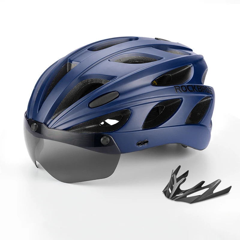 ROCKBROS Ultralight Bicycle Helmet 58-65cm Large Cycling Helmet Venilation Integrally-mold Safety Headwear MTB Road Bike Helmets