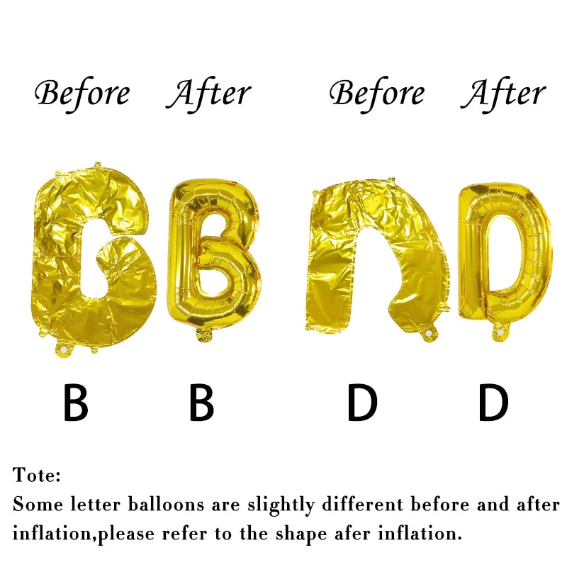 Rose Gold Happy Birthday Party Decoration Balloons - 13pcs