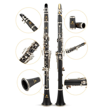 Rowtter 17 Key Falling Tune B Clarinet with ABS Body
