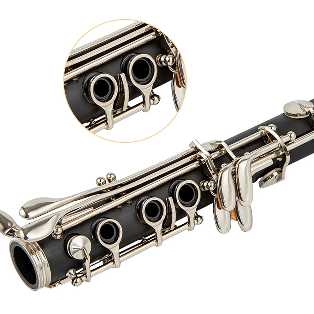 Rowtter 17 Key Falling Tune B Clarinet with ABS Body