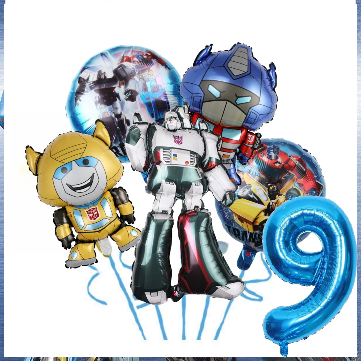 Shape Shifting Robot Birthday Party Supplies balloon-6pcs 2