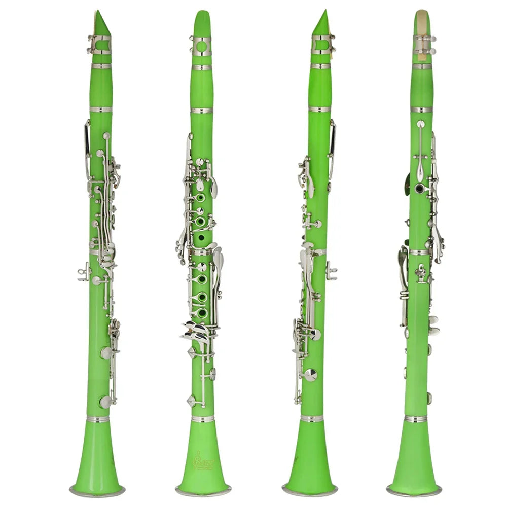SLADE Professional 17-Key Bb Clarinet Set with Box - High-Quality Woodwind Instrument