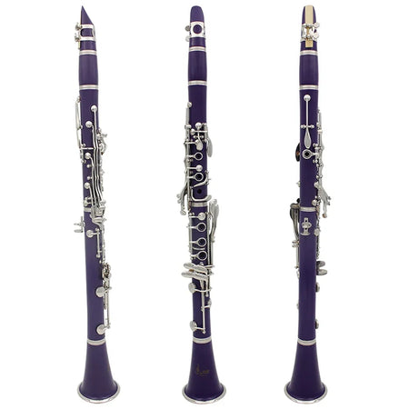 SLADE Professional 17-Key Bb Clarinet Set with Box - High-Quality Woodwind Instrument