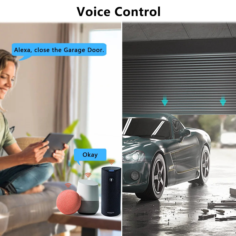 Smart Life Tuya ZigBee 3.0 Garage Door Sensor Opener