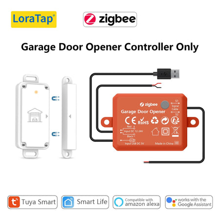 Smart Life Tuya ZigBee 3.0 Garage Door Sensor Opener  Kit without Adapter / CHINA