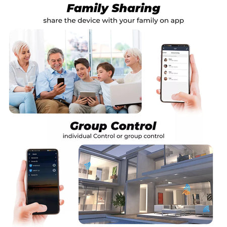 Smart plug - 20A Tuya Power Monitor WiFi Socket Adaptor UK Plug. Stocked in - Black.