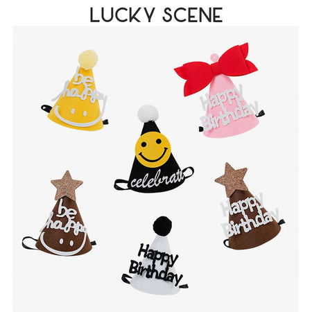 Smiley Face Baby Kids Birthday Party Hat