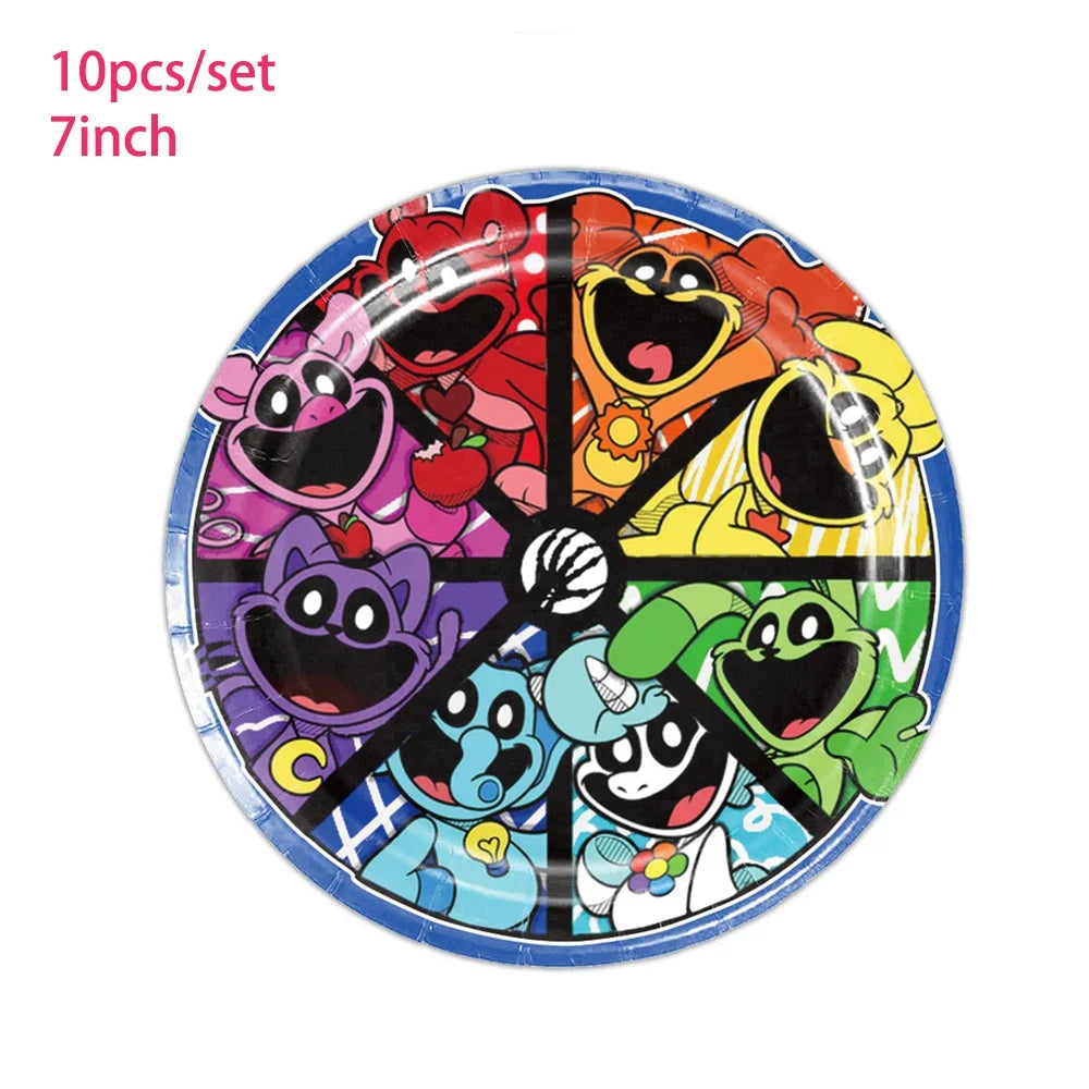 Smiling Critters Catnap Birthday Party Decorations 10pcs 7inch plates / Other