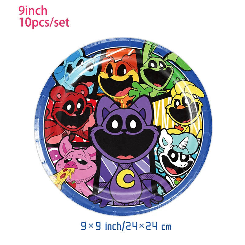 Smiling Critters Catnap Birthday Party Decorations 10pcs 9inch / Other