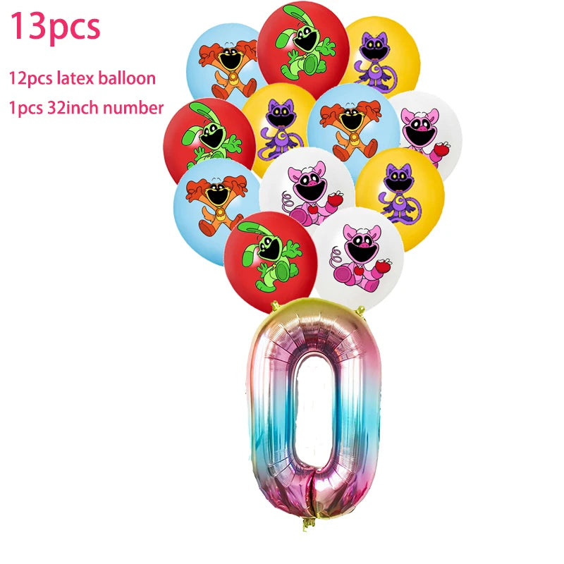 Smiling Critters Catnap Birthday Party Decorations 1Set D0 / Other