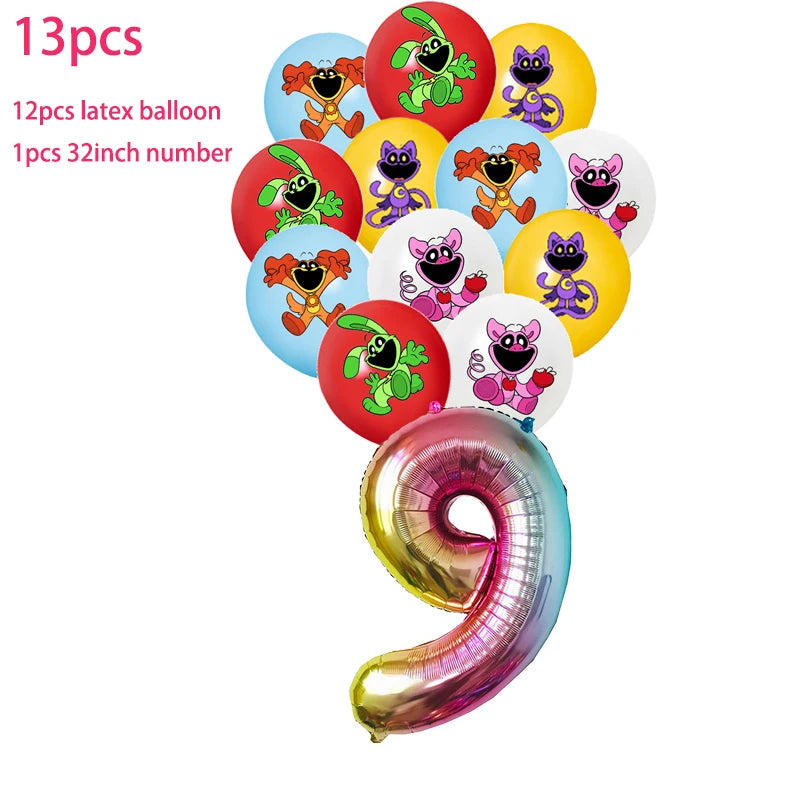 Smiling Critters Catnap Birthday Party Decorations 1Set D9 / Other