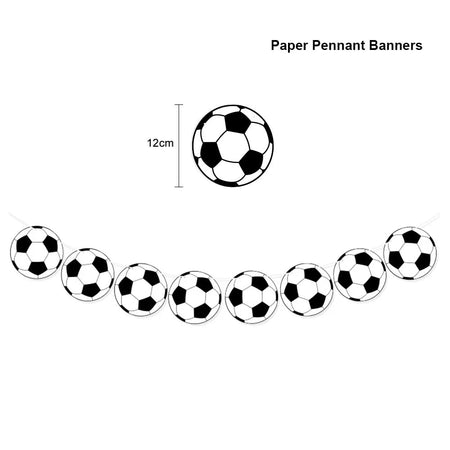 Soccer Balloon Kit Birthday Decor Milky White / As show