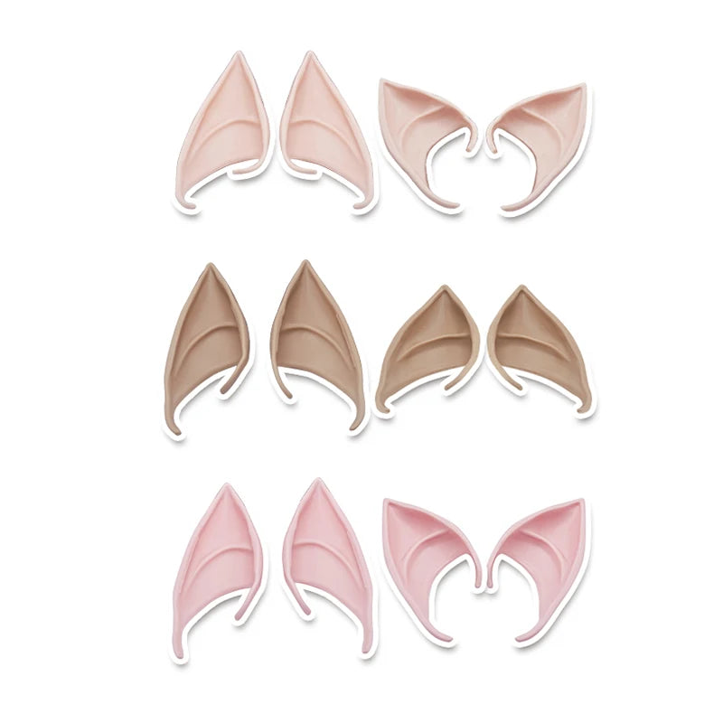 Soft Latex Elf Ears &amp;amp; Vampire Teeth Cosplay Props