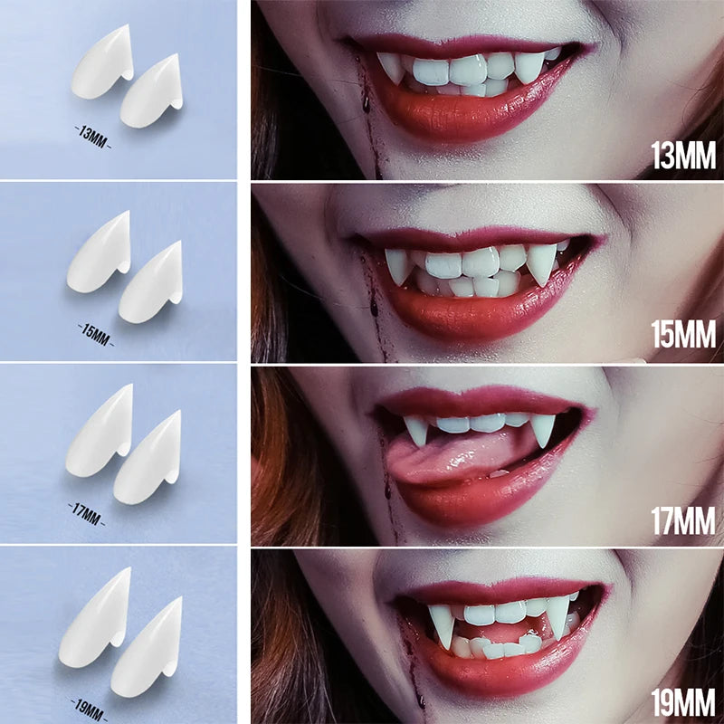 Soft Latex Elf Ears &amp;amp; Vampire Teeth Cosplay Props