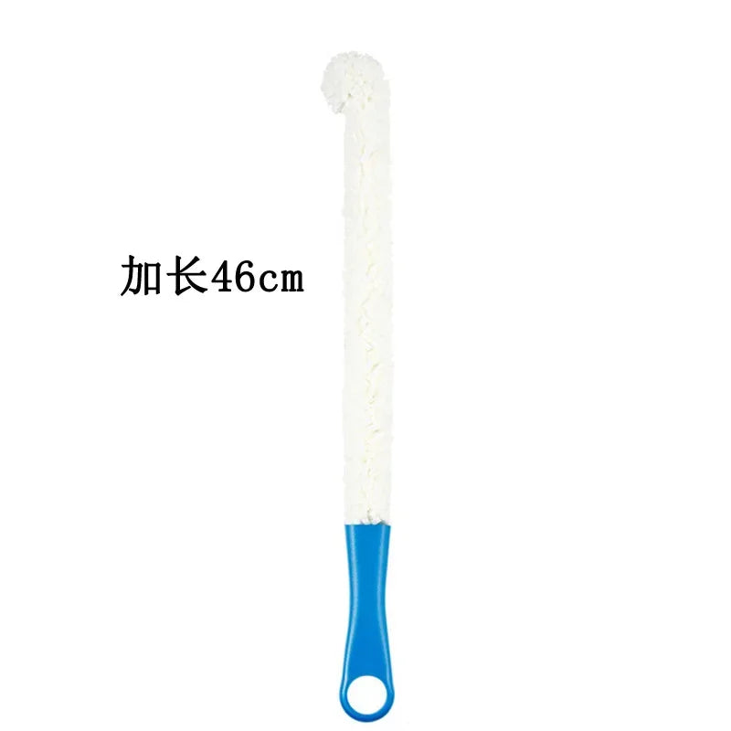 Soft Wine Bottle Cleaning Brush Flexible Decanter Stemware Glasses Brush Cleaner Bottle Cup Bar Wine Accessories Cleaning Brush