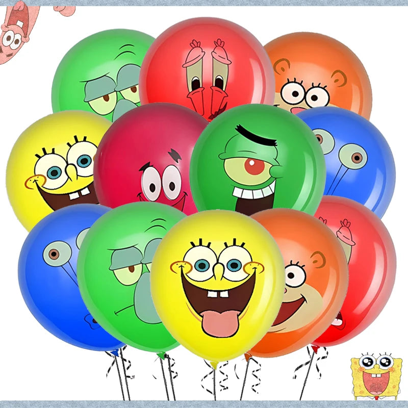 SpongeBob SquarePants Party Decorations Set - Birthday Supplies, Tableware, Balloons