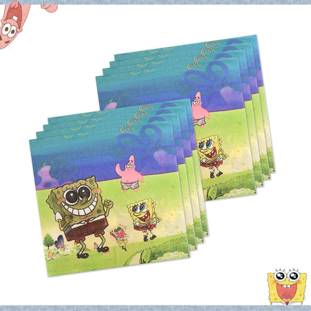 SpongeBob SquarePants Party Decorations Set - Birthday Supplies, Tableware, Balloons Napkins-10pcs / CHINA