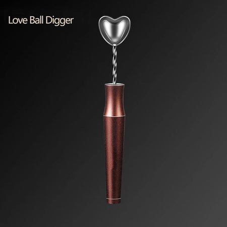 Stainless Steel Fruit Platter Ball Digger Corrugated Carving Knife Watermelon Ball Digger Spoon Fruit Carving ice cream scoop