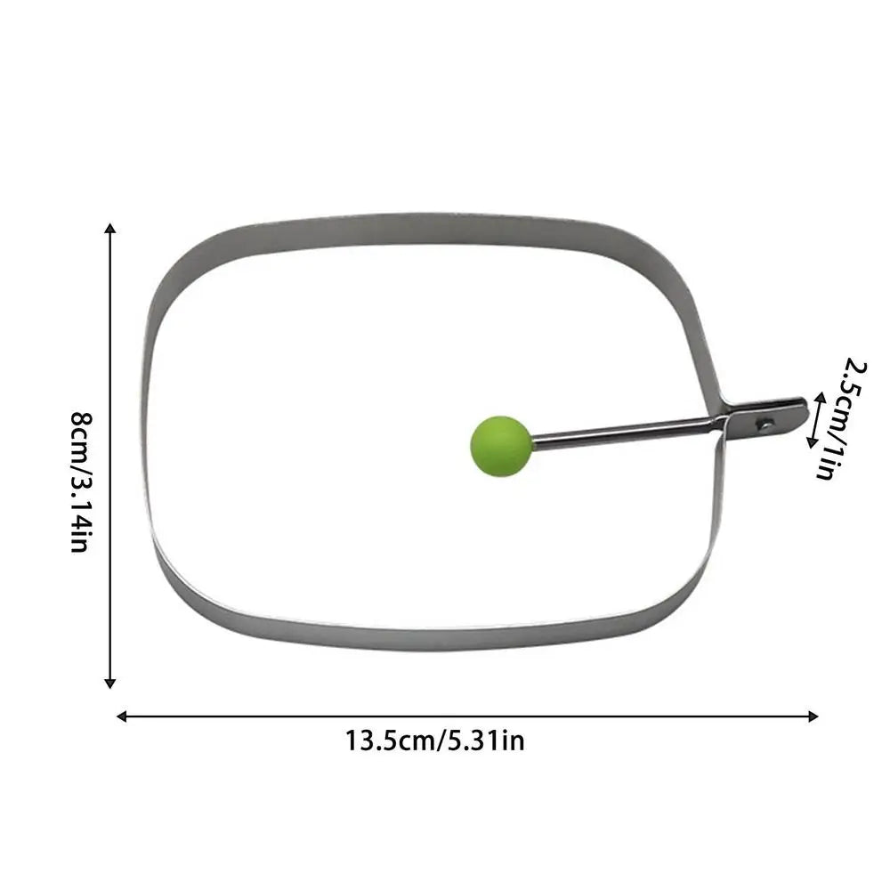 Stainless Steel Non-Stick Egg Ring for Sandwiches &amp;amp; Pancakes L / france