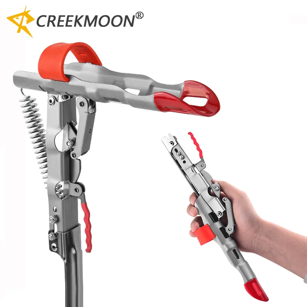 Stainless Steel Rod Stand, Automatic High Sensitivity Spring Fishing Rod Holder Adjustable Double Springs Accessories Bracket