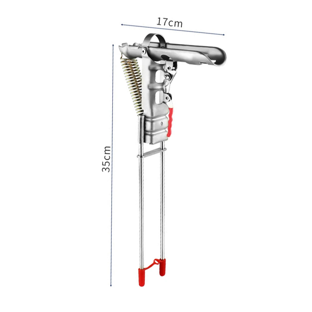 Stainless Steel Rod Stand, Automatic High Sensitivity Spring Fishing Rod Holder Adjustable Double Springs Accessories Bracket A Style 2 springs
