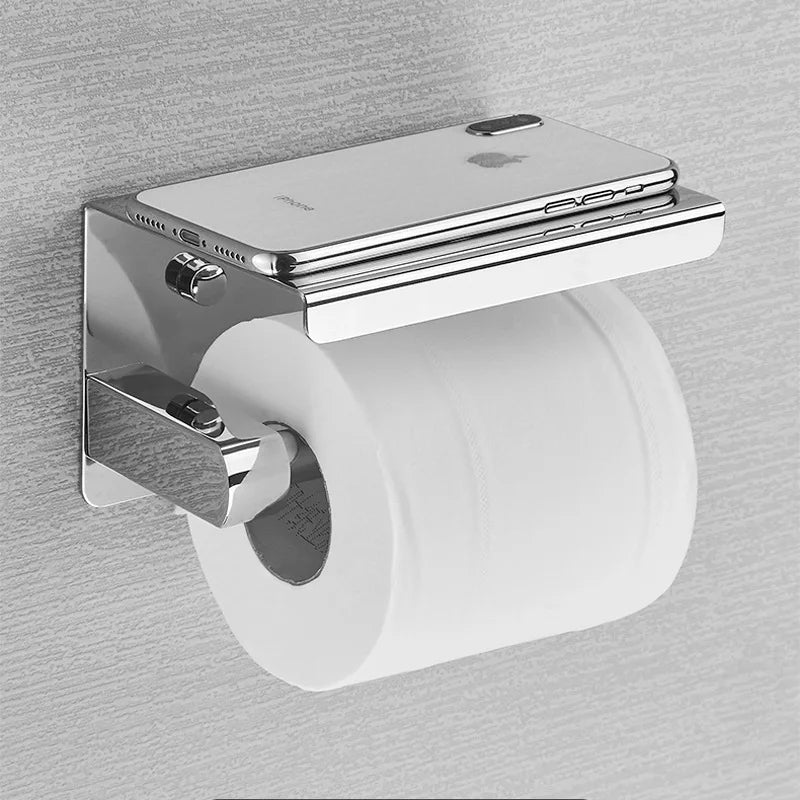 Stainless Steel Wall Mount Toilet Roll Holder